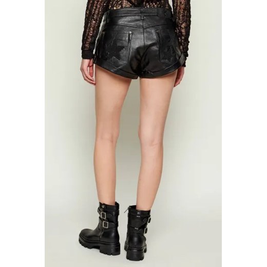 One Teaspoon Skórzane szorty BANDITS | Regular Fit | low waist One Teaspoon 27 Gomez Fashion Store