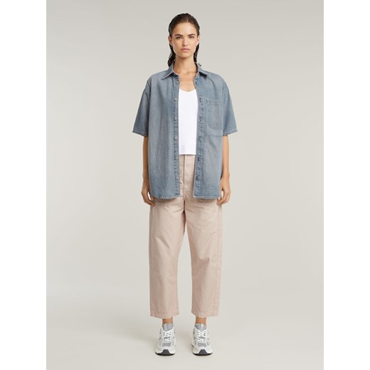 G-Star Top w kolorze białym M wyprzedaż Limango Polska