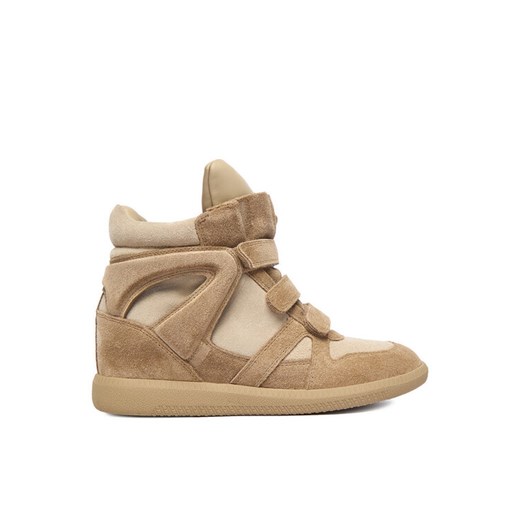 Sneakersy Badura EO-IVI-LT1885-2N Beżowy ze sklepu eobuwie.pl w kategorii Buty sportowe damskie - zdjęcie 186378600