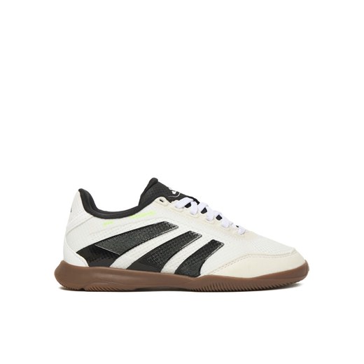 Buty do piłki nożnej adidas Predator League JR7024 Biały ze sklepu eobuwie.pl w kategorii Buty sportowe dziecięce - zdjęcie 186378602