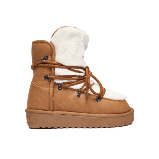 Śniegowce D.Franklin DFSH370022 Brązowy ze sklepu eobuwie.pl w kategorii Śniegowce damskie - zdjęcie 186378624