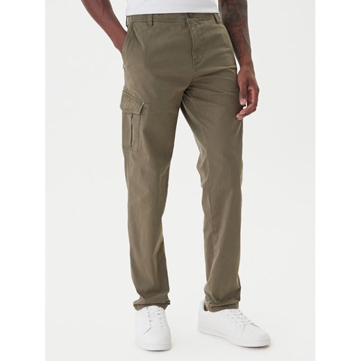 Mustang Spodnie materiałowe Daytona 1016826 Zielony Slim Fit ze sklepu MODIVO w kategorii Spodnie męskie - zdjęcie 186379014