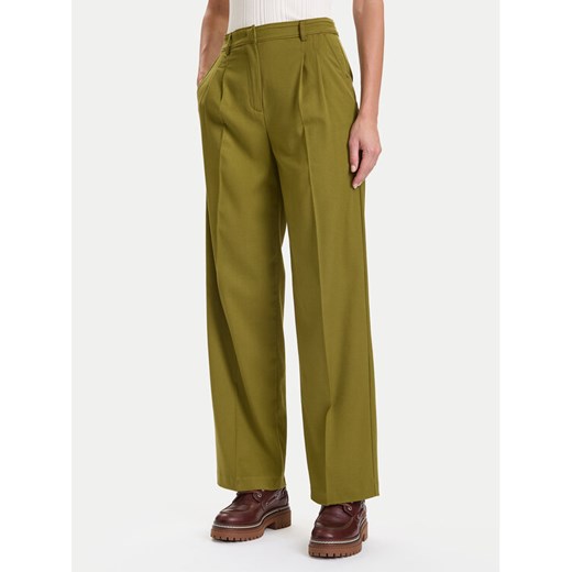 United Colors Of Benetton Spodnie palazzo 4YVXDF09R Zielony Regular Fit ze sklepu MODIVO w kategorii Spodnie damskie - zdjęcie 186379024