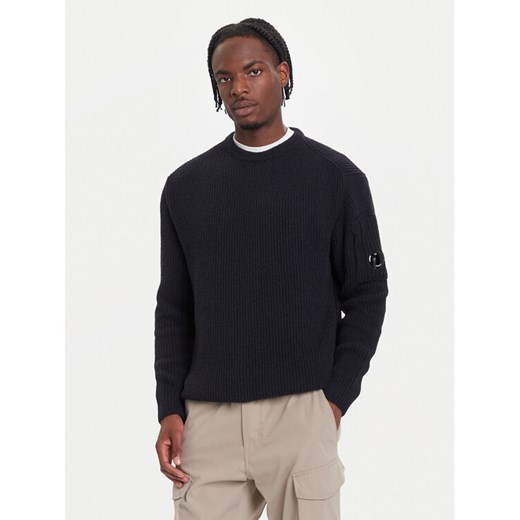 C.P. Company Sweter 19CMKN307A006170A Granatowy Regular Fit ze sklepu MODIVO w kategorii Swetry męskie - zdjęcie 186379033