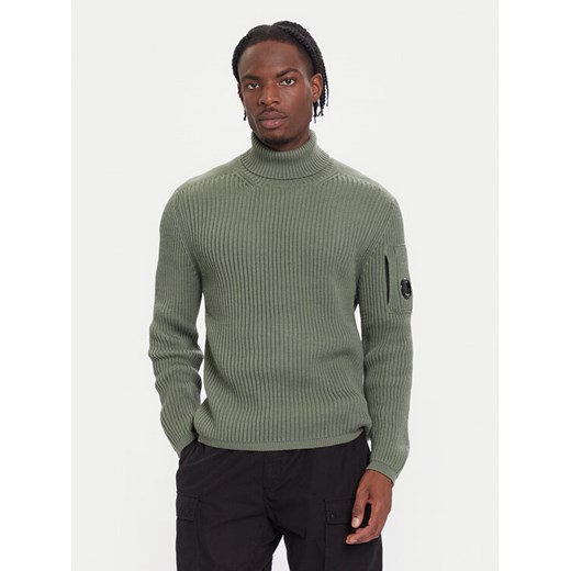 C.P. Company Golf 19CMKN220A006595A Zielony Regular Fit ze sklepu MODIVO w kategorii Swetry męskie - zdjęcie 186379034
