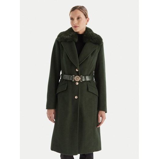 Guess Płaszcz przejściowy W5BL25 W2672 Zielony Regular Fit ze sklepu MODIVO w kategorii Płaszcze damskie - zdjęcie 186379062