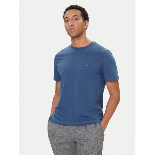 Tommy Hilfiger T-Shirt Ess Seasonal MW0MW39995 Niebieski Regular Fit ze sklepu MODIVO w kategorii T-shirty męskie - zdjęcie 186379080