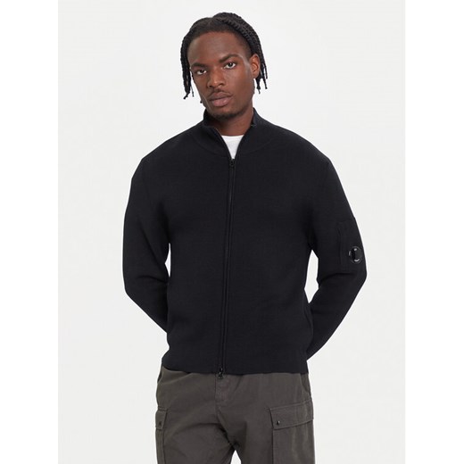 C.P. Company Golf 19CMKN202A006595A Czarny Regular Fit ze sklepu MODIVO w kategorii Swetry męskie - zdjęcie 186379082