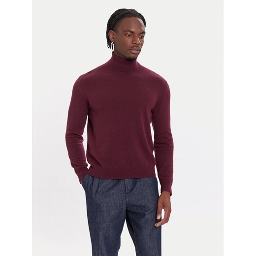 United Colors Of Benetton Golf 1002U2180 Fioletowy Regular Fit ze sklepu MODIVO w kategorii Swetry męskie - zdjęcie 186379092