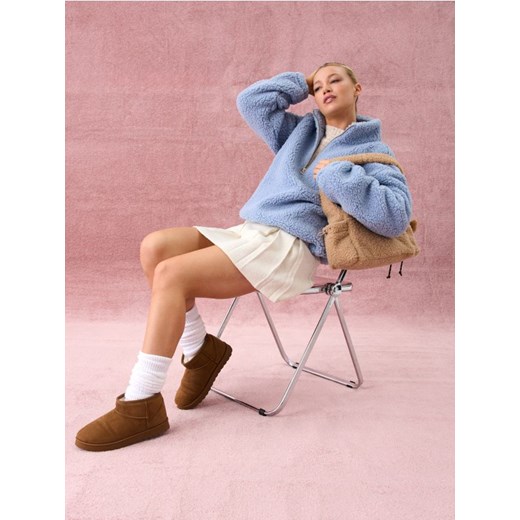 Sinsay - Śniegowce z domieszką wełny - brązowy ze sklepu Sinsay w kategorii Śniegowce damskie - zdjęcie 186380673