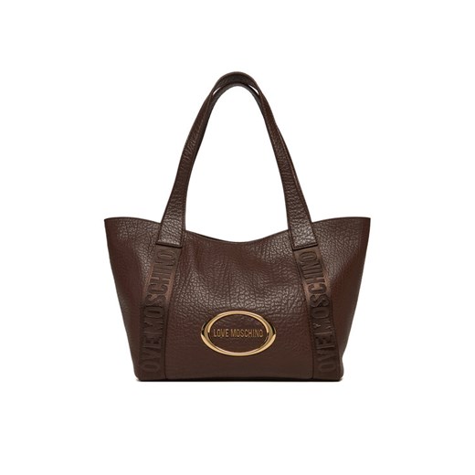 LOVE MOSCHINO Torebka JC4337PP0NK1431A Brązowy ze sklepu MODIVO w kategorii Torby Shopper bag - zdjęcie 186380843