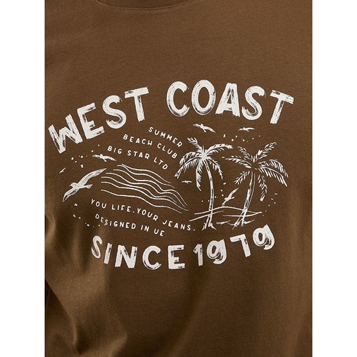 BIG STAR Koszulka &quot;Reddrez&quot; w kolorze brązowym XL wyprzedaż Limango Polska