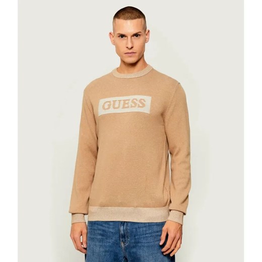 GUESS Sweter JACK | Regular Fit | z dodatkiem wełny ze sklepu Gomez Fashion Store w kategorii Swetry męskie - zdjęcie 186381562
