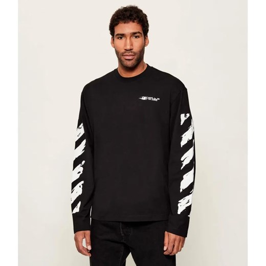 OFF-WHITE Longsleeve INK ARROW 90S SKATE | Regular Fit ze sklepu Gomez Fashion Store w kategorii T-shirty męskie - zdjęcie 186381571