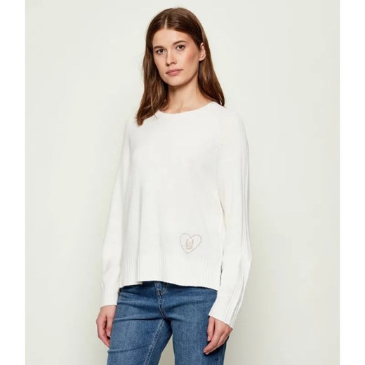 Liu Jo Sweter | Loose fit | z dodatkiem wełny i kaszmiru ze sklepu Gomez Fashion Store w kategorii Swetry damskie - zdjęcie 186381581