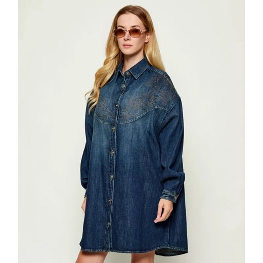 DONDUP - made in Italy Jeansowa sukienka ze sklepu Gomez Fashion Store w kategorii Sukienki - zdjęcie 186381623