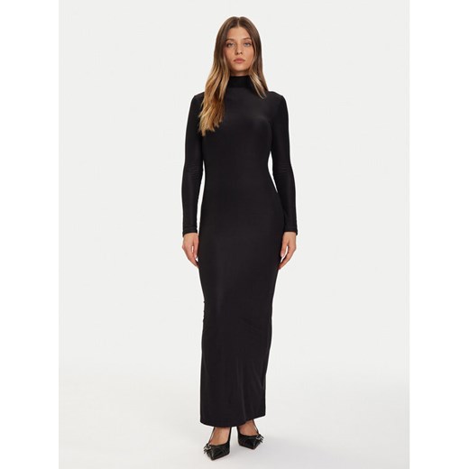 Guess Sukienka codzienna O5BK02 KCDE0 Czarny Slim Fit ze sklepu MODIVO w kategorii Sukienki - zdjęcie 186383131