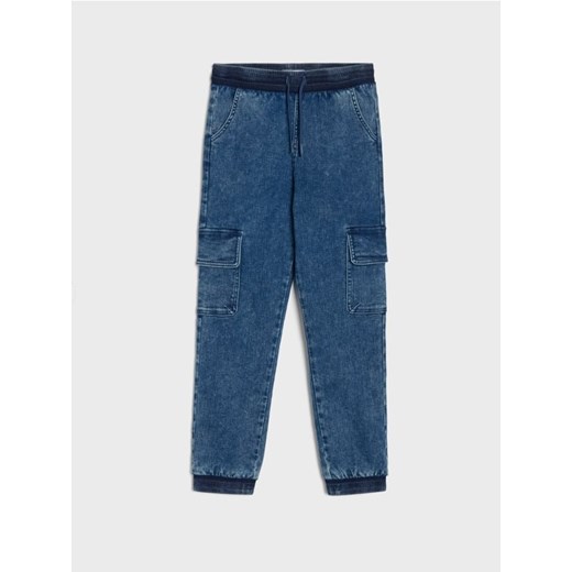 Sinsay - Spodnie jogger - niebieski - id: 704EN-55J - marki Sinsay - 186383280 Sinsay - Spodnie jogger - niebieski ze sklepu Sinsay w kategorii Spodnie chłopięce - zdjęcie 186383280