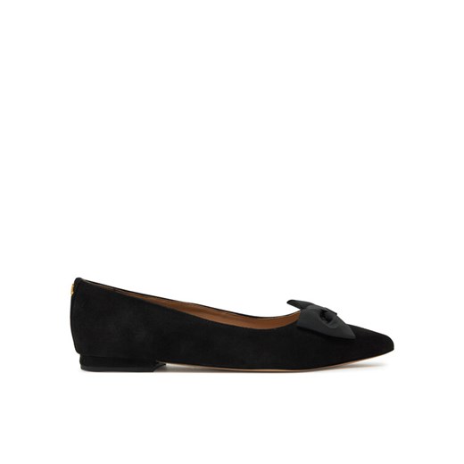 Baleriny LAUREN RALPH LAUREN Londyn 802955323002 Czarny ze sklepu eobuwie.pl w kategorii Balerinki - zdjęcie 186383471