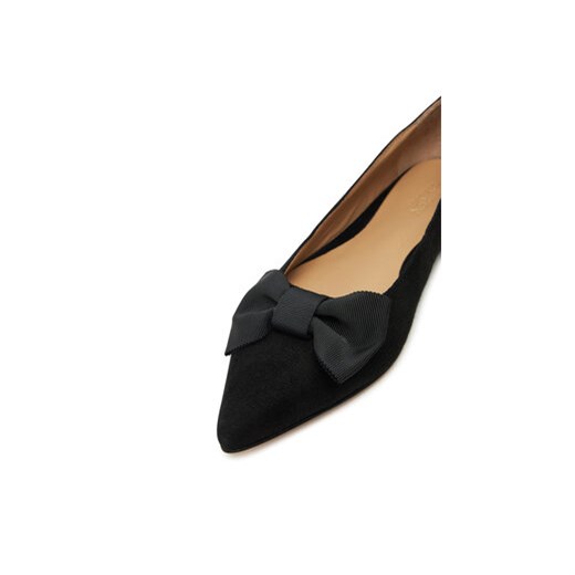 Baleriny LAUREN RALPH LAUREN Londyn 802955323002 Czarny 37 eobuwie.pl