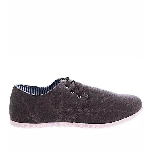 Brązowe sznurowane trampki męskie /G1-1 14051 S166/ ze sklepu Pantofelek24.pl w kategorii Trampki męskie - zdjęcie 186385330