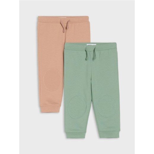 Sinsay - Spodnie 2 pack - zielony - id: 074EN-97X - marki Sinsay - 186385731 Sinsay - Spodnie 2 pack - zielony ze sklepu Sinsay w kategorii Odzież dla niemowląt - zdjęcie 186385731