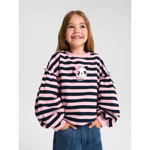 Sinsay - Bluza crewneck - wielobarwny - id: 3216J-MLC - marki Sinsay - 186385740 Sinsay - Bluza crewneck - wielobarwny ze sklepu Sinsay w kategorii Bluzy dziewczęce - zdjęcie 186385740