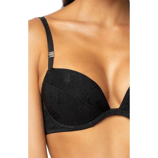 Terrie biustonosz push-up w kolorze czarnym M-0200/1, Kolor czarny, Rozmiar 85B, Mat ze sklepu Intymna w kategorii Biustonosze - zdjęcie 186386052