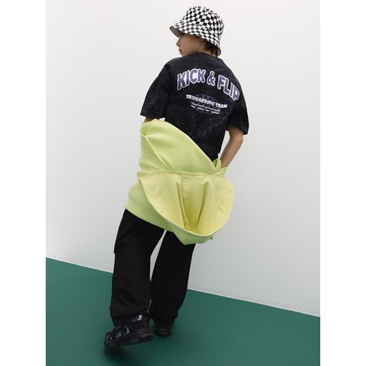 Reserved - Bawełniany t-shirt z nadrukiem - czarny Reserved 134/140 (8-9 lat) okazyjna cena Reserved