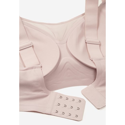 Fioletowy Biustonosz na Szerokich Ramiączkach Zdobiony Siateczkową Wstawką Renee 4XL renee.pl