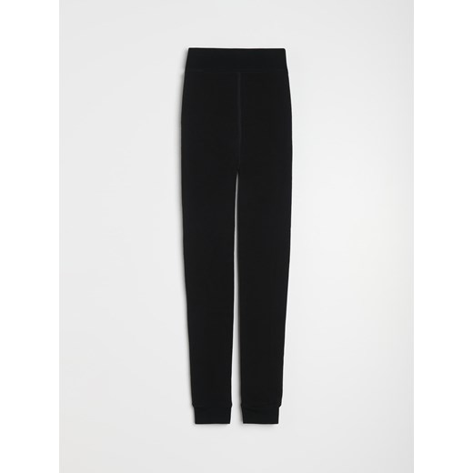 Sinsay - Legginsy z gumką w pasie - czarny Sinsay L/XL Sinsay