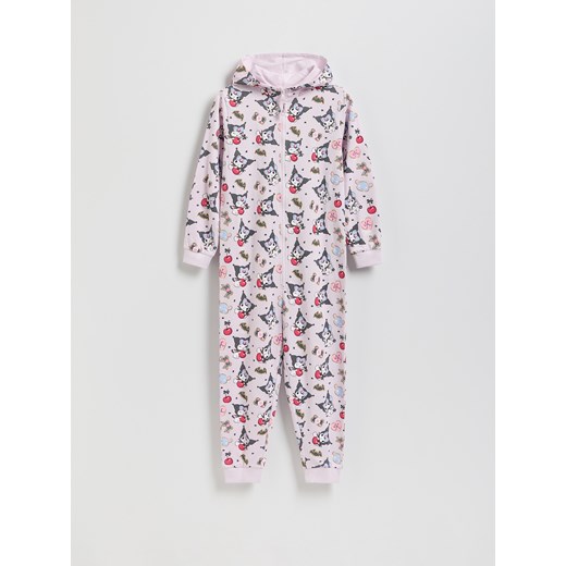 Reserved - Piżama pajacyk z kapturem Kuromi - lawendowy ze sklepu Reserved w kategorii Piżamy dziecięce - zdjęcie 186390202