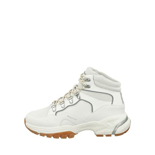 GANT Footwear Skórzane buty turystyczne &quot;Lawanda&quot; w kolorze białym ze sklepu Limango Polska w kategorii Buty trekkingowe damskie - zdjęcie 186390953