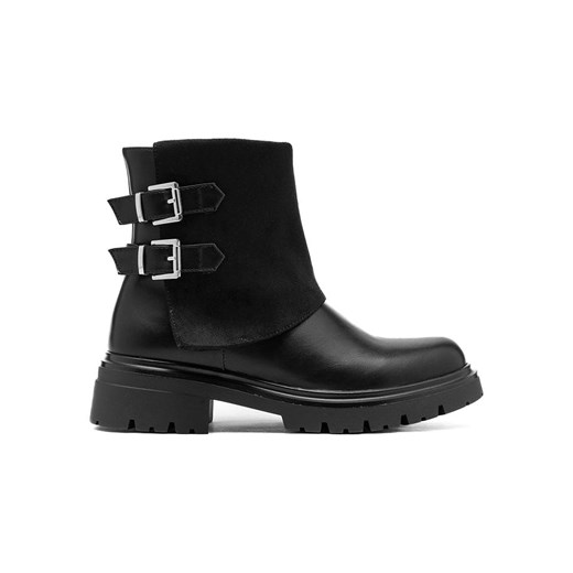 C'M Botki w kolorze czarnym ze sklepu Limango Polska w kategorii Botki - zdjęcie 186391544