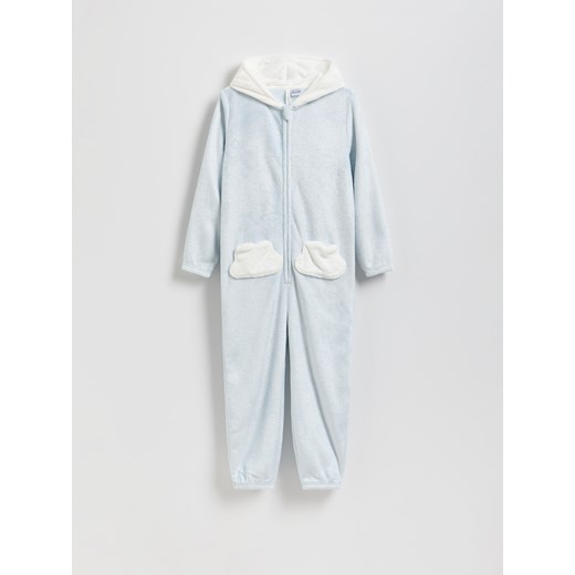 Reserved - Piżama pajacyk z kapturem Cinnamoroll - jasnoniebieski ze sklepu Reserved w kategorii Piżamy dziecięce - zdjęcie 186393042