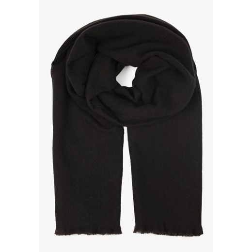 Czarny Casualowy Szalik z Wełną i Wiskozą Batisha ze sklepu renee.pl w kategorii Szaliki i chusty damskie - zdjęcie 186393344