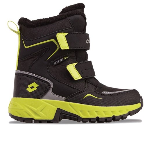 Buty dziecięce Lotto Alstyne Tex 2600490K-1163 - czarne ze sklepu streetstyle24.pl w kategorii Buty zimowe dziecięce - zdjęcie 186393352