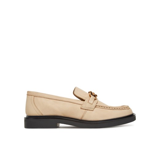 Loafersy Beverly Hills Polo Club WI34-DOVER-01 Beżowy ze sklepu eobuwie.pl w kategorii Lordsy damskie - zdjęcie 186393490