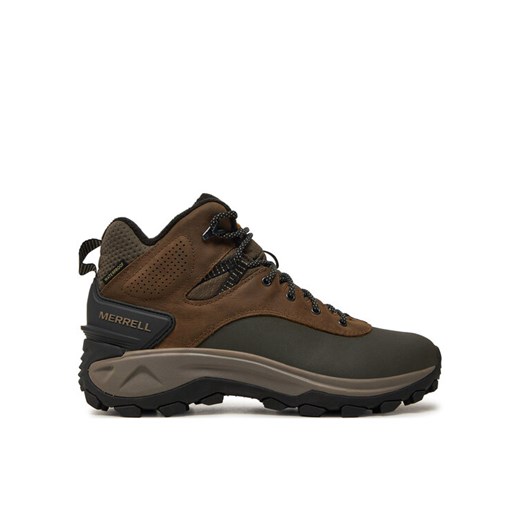 Trekkingi Merrell Thermo Kiruna 2 Mid Wp J037241 Brązowy - id: 0000304347573 - marki Merrell - 186393523 Trekkingi Merrell Thermo Kiruna 2 Mid Wp J037241 Brązowy ze sklepu eobuwie.pl w kategorii Buty trekkingowe męskie - zdjęcie 186393523