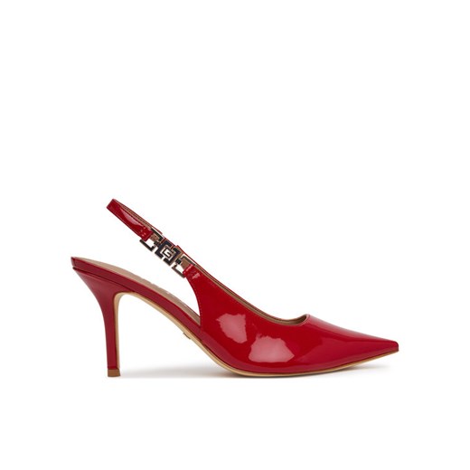 Szpilki Guess FLTNS5 PAF05 Czerwony ze sklepu eobuwie.pl w kategorii Czółenka - zdjęcie 186393524