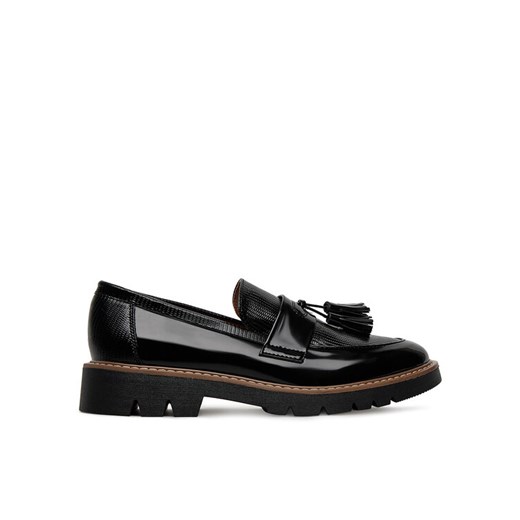 Loafersy Clara Barson WS6387-01 Czarny ze sklepu eobuwie.pl w kategorii Lordsy damskie - zdjęcie 186393562