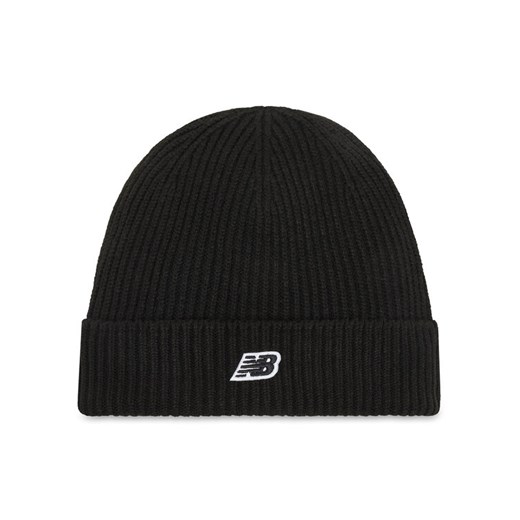 New Balance Czapka LAH53008BK Czarny ze sklepu MODIVO w kategorii Czapki zimowe damskie - zdjęcie 186394242