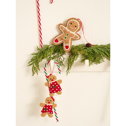 Sinsay - Dekoracja świąteczna - brązowy Sinsay One Size Sinsay