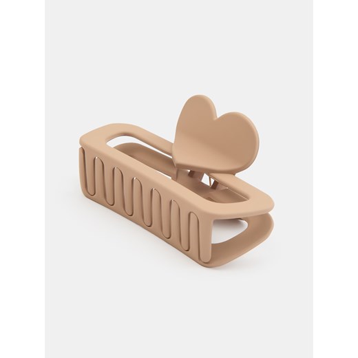 Sinsay - Klamra do włosów z matowym wykończeniem - beżowy Sinsay One Size Sinsay