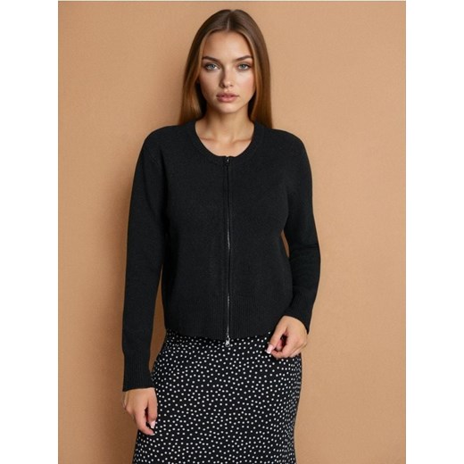 Sinsay - Sweter na zamek - czarny ze sklepu Sinsay w kategorii Swetry damskie - zdjęcie 186398803