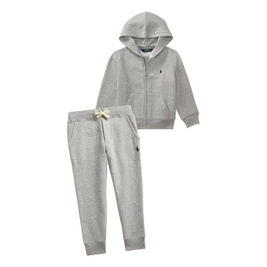 Polo Ralph Lauren Spodnie dresowe Core Replen 322720897004 Szary Regular Fit ze sklepu MODIVO w kategorii Spodnie chłopięce - zdjęcie 186399094
