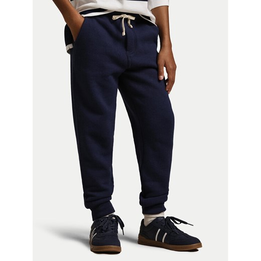 Polo Ralph Lauren Spodnie dresowe Core Replen 323720897003 Granatowy Regular Fit ze sklepu MODIVO w kategorii Spodnie chłopięce - zdjęcie 186399212