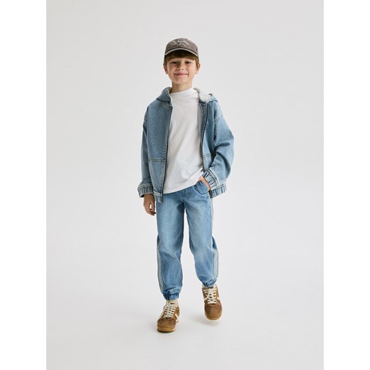 Reserved - Denimowe joggery - niebieski ze sklepu Reserved w kategorii Spodnie chłopięce - zdjęcie 186400783