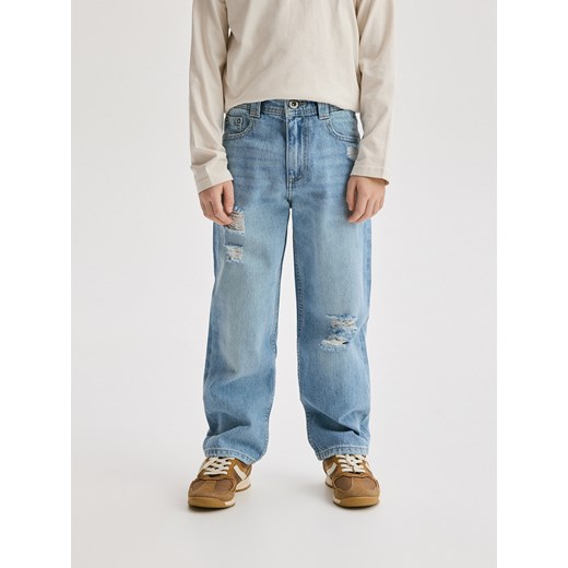 Reserved - Classic denim straight - niebieski Reserved 146 (10 lat) wyprzedaż Reserved