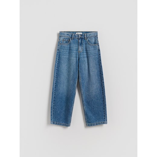 Reserved - Jeansy straight - niebieski ze sklepu Reserved w kategorii Spodnie chłopięce - zdjęcie 186400901